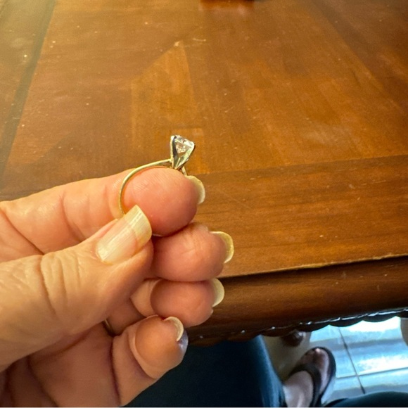 🌹14K gold 1.1 carat moissanite diamond ring - Picture 10 of 16